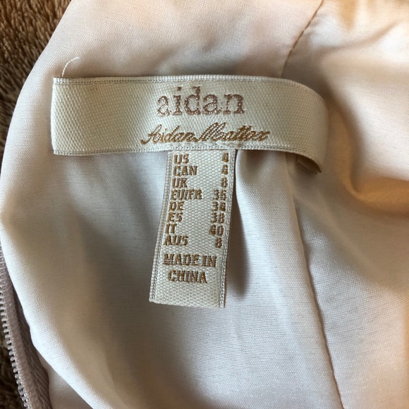 Aidan Mattox Gold Sequin Dress - Picture 4 of 4